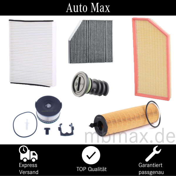 KOMPLETT Filterset Inspektionspaket MERCEDES W447 V-KLASSE | OM654 | V220d V250d