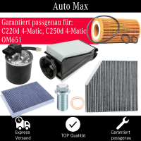 Filterset Inspektionspaket MERCEDES GLC X253 C253 OM651...