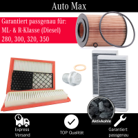 Filterset Inspektionspaket MERCEDES ML W164 | R W251 |...