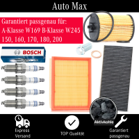 Filterset Inspektionspaket MERCEDES A-Klasse B-Klasse...