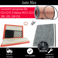 Filterset Inspektionspaket MERCEDES CLS C219 E-KLASSE...