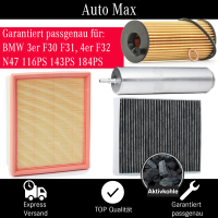 Filterset Inspektionspaket BMW 3er F30 F31 4er F32 F36 |...