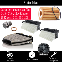 Filterset Inspektionspaket MERCEDES W204 C218 W212 S212...
