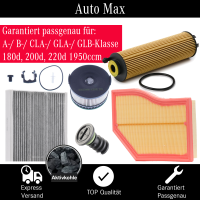 Filterset Inspektionspaket MERCEDES A B CLA W177 W247...