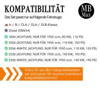 Filterset Inspektionspaket MERCEDES A B CLA W177 W247 C118 OM654 180d 200d 220d