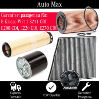Filterset Inspektionspaket MERCEDES E-KLASSE W211 S211 |...