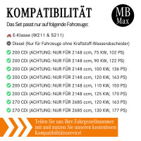 Filterset Inspektionspaket MERCEDES E-KLASSE W211 S211 | 200 220 270 CDI