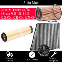 Filterset Inspektionspaket MERCEDES E-KLASSE W211 S211 |...