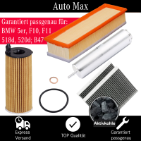 Filterset Inspektionspaket BMW 5er F10 | Touring F11 |...