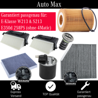 Filterset Inspektionspaket MERCEDES E-Klasse E350d OM642...