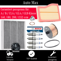 Filterset Inspektionspaket MERCEDES A B CLA W177 W247...