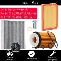 Filterset Inspektionspaket MERCEDES A B CLA GLB W177 W247...