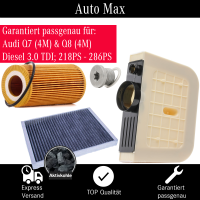Filterset Inspektionspaket AUDI Q7 Q8 4M | 3.0 TDI 45 TDI...