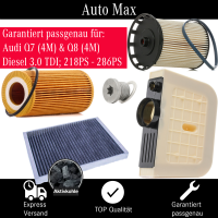 Filterset Inspektionspaket AUDI Q7 Q8 4M | 3.0 TDI 45 TDI...