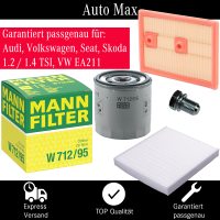 Filterset Inspektionspaket AUDI A3 | VW Golf 7 Tiguan |...