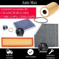 Filterset Inspektionspaket MERCEDES C-KLASSE W205 S205 |...