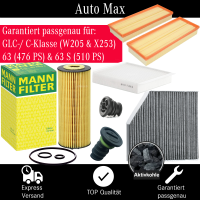 Filterset Inspektionspaket MERCEDES C-KLASSE W205 GLC...