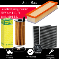 Filterset Inspektionspaket BMW 5er F10 | Touring F11 |...