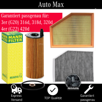 Filterset Inspektionspaket BMW 3er G20 G21 | 4er G22 |...