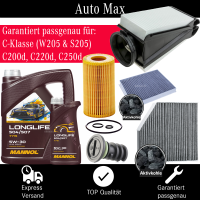 Filterset Inspektionspaket MERCEDES C-KLASSE W205 | OM651...