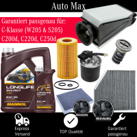 Filterset Inspektionspaket MERCEDES C-KLASSE W205 | OM651...