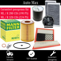 Filterset Inspektionspaket MERCEDES M ML W164 | R W251 |...