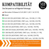Filterset Inspektionspaket MERCEDES CLS C219 E-KLASSE W211 S211 280 320 350 CDI