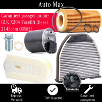 Filterset Inspektionspaket MERCEDES GLK X204 FACELIFT |...