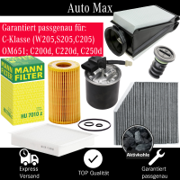 Filterset Inspektionspaket MERCEDES C-KLASSE W205 S205 |...