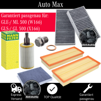 Filterset Inspektionspaket MERCEDES GLE GLS ML GL 500 |...