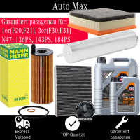 Filterset Inspektionspaket BMW 1er F21 3er F30 F31 118d...