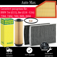 Filterset Inspektionspaket | BMW 7er G11 8er G15 G16 |...