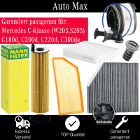 Filterset Inspektionspaket MERCEDES C-KLASSE W205 | OM654...