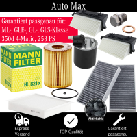 Filterset Inspektionspaket MERCEDES GLE GLS ML GL 350...