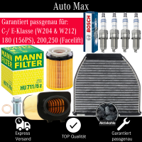 Filterset Inspektionspaket MERCEDES C E Klasse GLK W204...