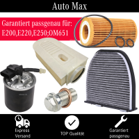 Filterset Inspektionspaket MERCEDES W212 S212 E-KLASSE E...