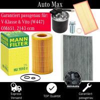 Filterset Inspektionspaket MERCEDES V-KLASSE VITO W447 |...