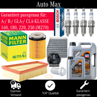 Filterset Inspektionspaket MERCEDES A B KLASSE CLA W176...