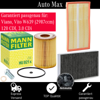 Filterset Inspektionspaket MERCEDES VIANO VITO W639 | 120...