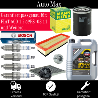 Filterset Inspektionspaket FIAT 500 bis 2012 & PANDA...
