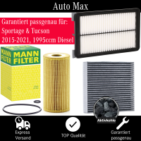 Filterset Inspektionspaket KIA SPORTAGE QL | HYUNDAI...