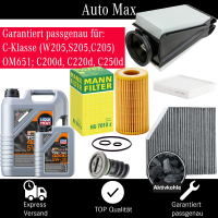 Filterset Inspektionspaket MERCEDES C-KLASSE W205 | OM651...