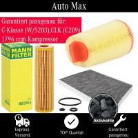 Filterset Inspektionspaket MERCEDES C-KLASSE W203 S203 |...