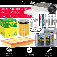 Filterset Inspektionspaket MERCEDES C-KLASSE W205 | M274...