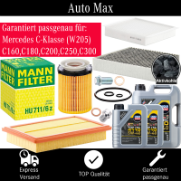 Filterset Inspektionspaket MERCEDES C-KLASSE W205 | M274...