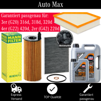 Filterset Inspektionspaket BMW 3er G20 G21 | 4er G22 |...
