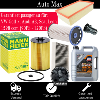 Filterset Inspektionspaket VW Golf 7 | AUDI A3 8V | Seat...