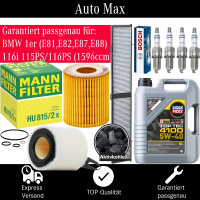 Filterset Inspektionspaket BMW 1er E81 E87 | 116i | 115PS...