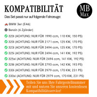 Filterset Inspektionspaket BMW 3er E46 | 320i 323i 325i 328i 330i | + 5W-40 ÖL