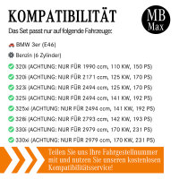 Filterset Inspektionspaket BMW 3er E46 | 320i 323i 325i 328i 330i | Filter